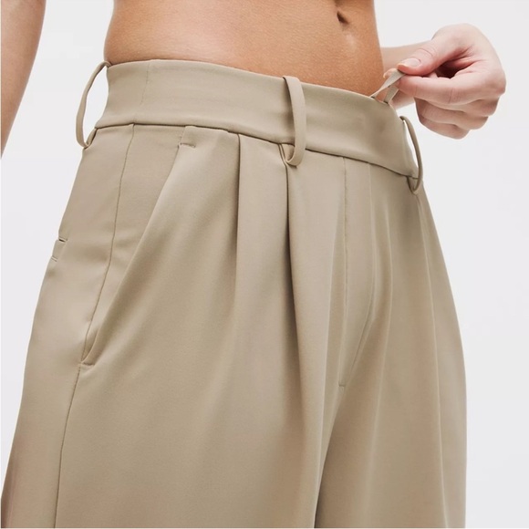 lululemon athletica Pants - Lululemon Day-drift High Rise Wide Leg Trouser M (Short) Shear Oak (Sold Out)